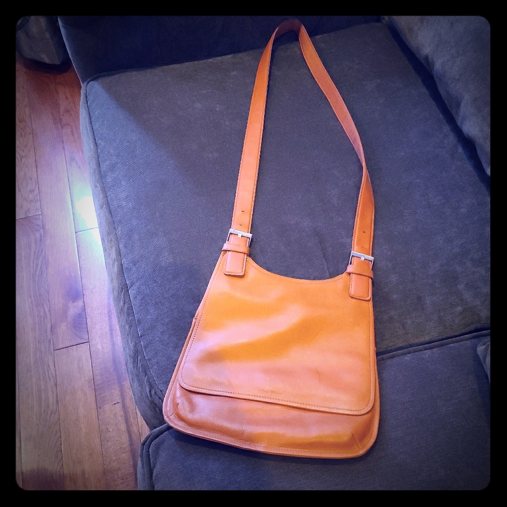 Nine west leather crossbody bag